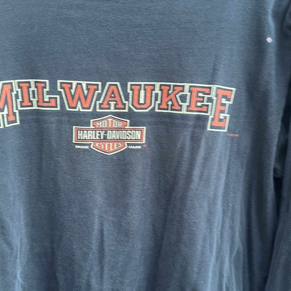 Harley-Davidson Men's Milwaukee Long Sleeve Tee Size medium - Picture 2 of 7